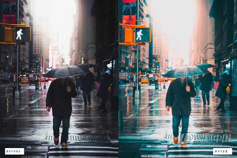 城市街头电影人像摄影LR预设 street photography lightroom presets  灵感中国网 www.lingganchina.com