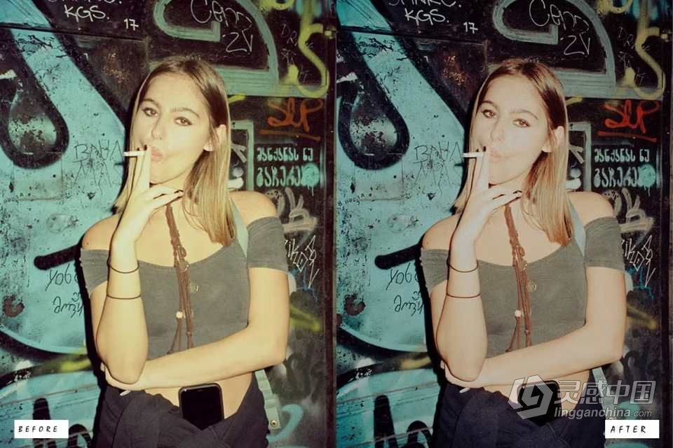 90年代电影胶片人像Lightroom预设 90'S Film Lightroom Presets  灵感中国网 www.lingganchina.com