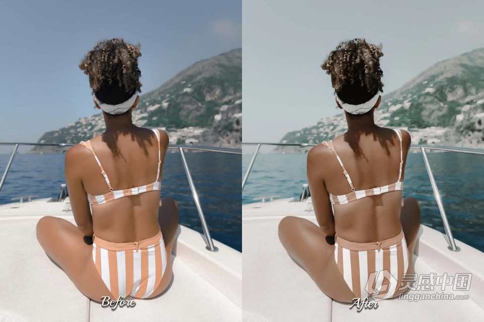 温暖皮肤和美学人像Lightroom预设滤镜 10 Coconut Lightroom Presets  灵感中国网 www.lingganchina.com