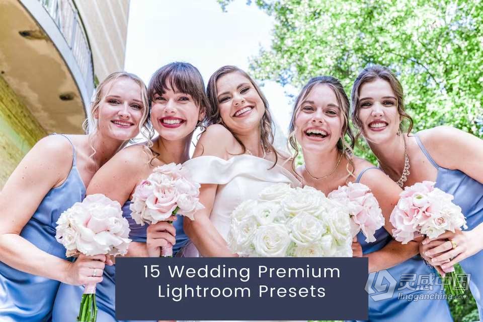 15种高级婚礼人像Lightroom预设 15 Wedding Premium Lightroom Presets  灵感中国社区 www.lingganchina.com