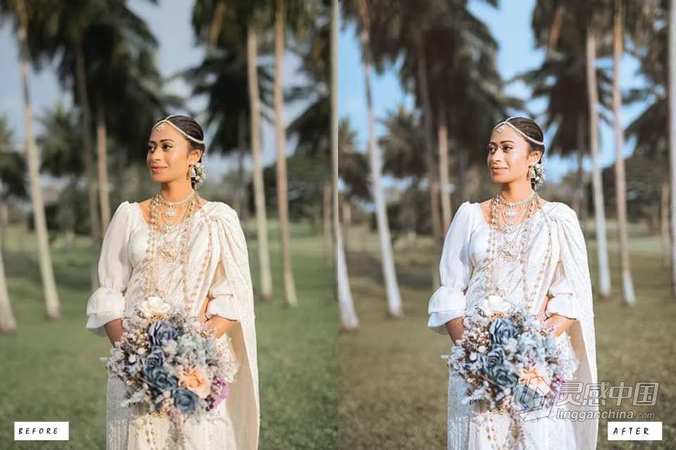 15种高级婚礼人像Lightroom预设 15 Wedding Premium Lightroom Presets  灵感中国网 www.lingganchina.com
