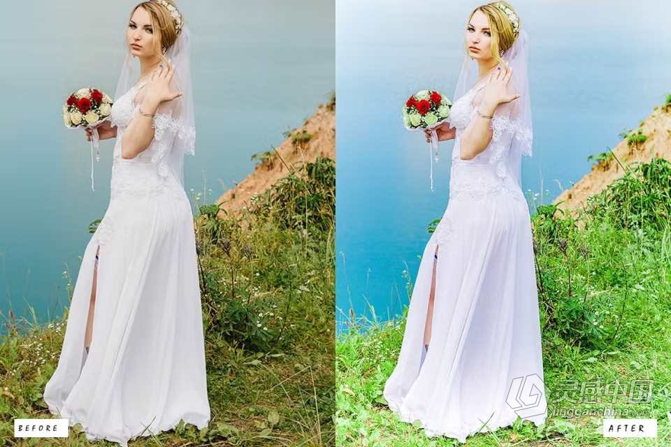 15种高级婚礼人像Lightroom预设 15 Wedding Premium Lightroom Presets  灵感中国网 www.lingganchina.com