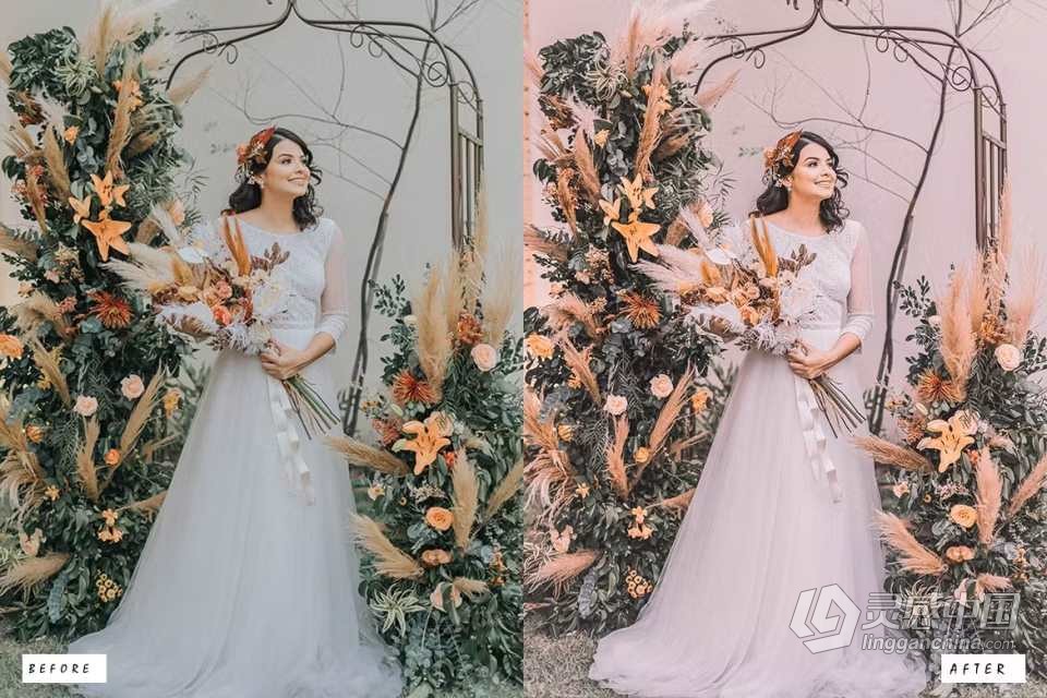 15种高级婚礼人像Lightroom预设 15 Wedding Premium Lightroom Presets  灵感中国网 www.lingganchina.com