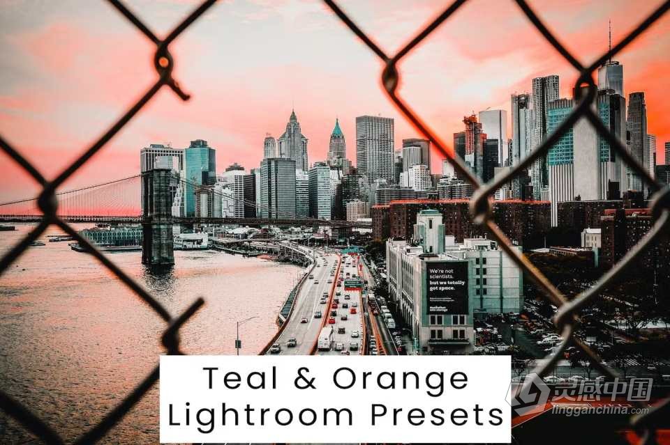 橙绿色电影风光Lightroom预设 Teal &amp; Orange Lightroom Presets  灵感中国网 www.lingganchina.com