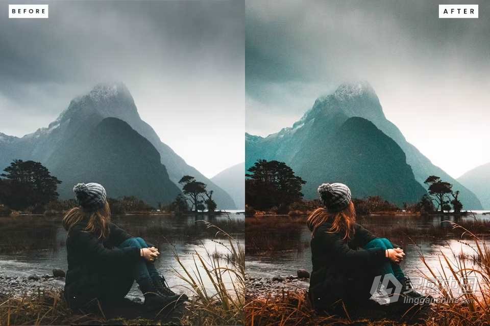 橙绿色电影风光Lightroom预设 Teal &amp; Orange Lightroom Presets  灵感中国网 www.lingganchina.com
