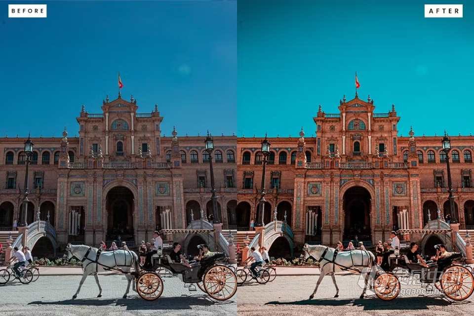 橙绿色电影风光Lightroom预设 Teal &amp; Orange Lightroom Presets  灵感中国网 www.lingganchina.com