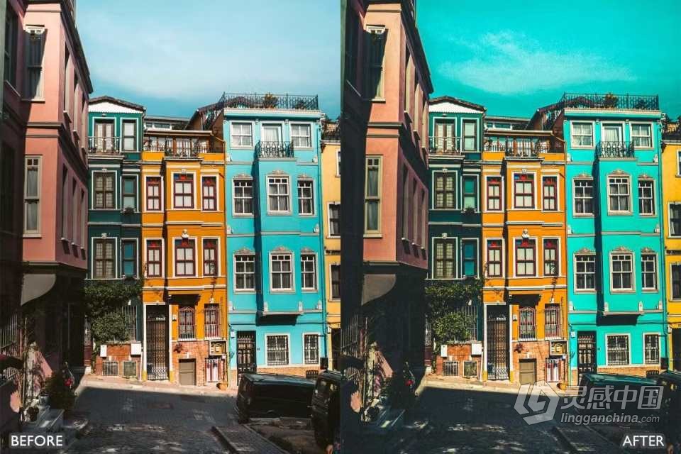 城市天空电影风光LR预设 City Sky Cinematic Landscape Presets  灵感中国网 www.lingganchina.com
