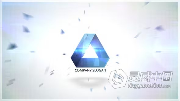 LOGO演绎视频片头公司标志动画AE模板下载 Flying Logo Reveal  灵感中国网 www.lingganchina.com