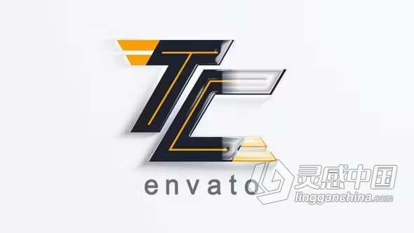 4K干净明亮企业品牌LOGO标志动画PR模板下载 Logo Animation  灵感中国网 www.lingganchina.com