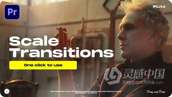 缩放转场过渡带音效PR模板下载 Scale Transitions For Premiere Pro  灵感中国网 www.lingganchina.com
