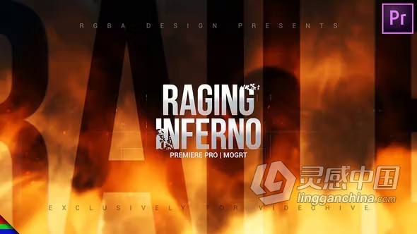 电影预告片火焰特效宣传标题动画视频PR模板下载 Movie Trailer  灵感中国网 www.lingganchina.com