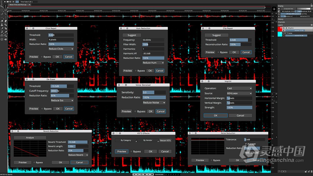 伴奏提取人声分离音频编辑处理软件 Steinberg SpectraLayers Pro 10.0.30 支持Win/Mac  灵感中国网 www.lingganchina.com