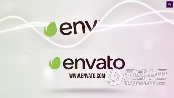 PR模板-优雅简约白光线条LOGO片头片尾标志动画 Elegant And Simple Logo V2 3 Premiere Pro  灵感中国网 www.lingganchina.com
