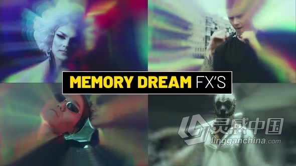 24种梦幻画面效果预设包PR模板下载 Memory Dream Effects  灵感中国网 www.lingganchina.com