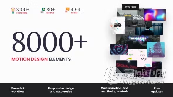 AE脚本预设包视频制作元素AtomX脚本预设 The Bundle - 8000+ Motion Elements  灵感中国网 www.lingganchina.com