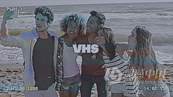 10种VHS复古色差录像带效果元素叠加AE模板下载 VHS Looks  灵感中国网 www.lingganchina.com