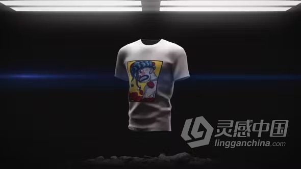 酷炫而简单的T恤展示模型服装商业广告视频AE模板下载 Ultimate Male T Shirt Mockup  灵感中国网 www.lingganchina.com