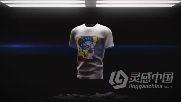 酷炫而简单的T恤展示模型服装商业广告视频AE模板下载 Ultimate Male T Shirt Mockup  灵感中国社区 www.lingganchina.com