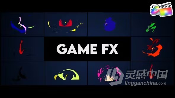 FCPX插件-时尚创意幻灯片拼贴图文展示动画 Collage Slideshow  灵感中国网 www.lingganchina.com