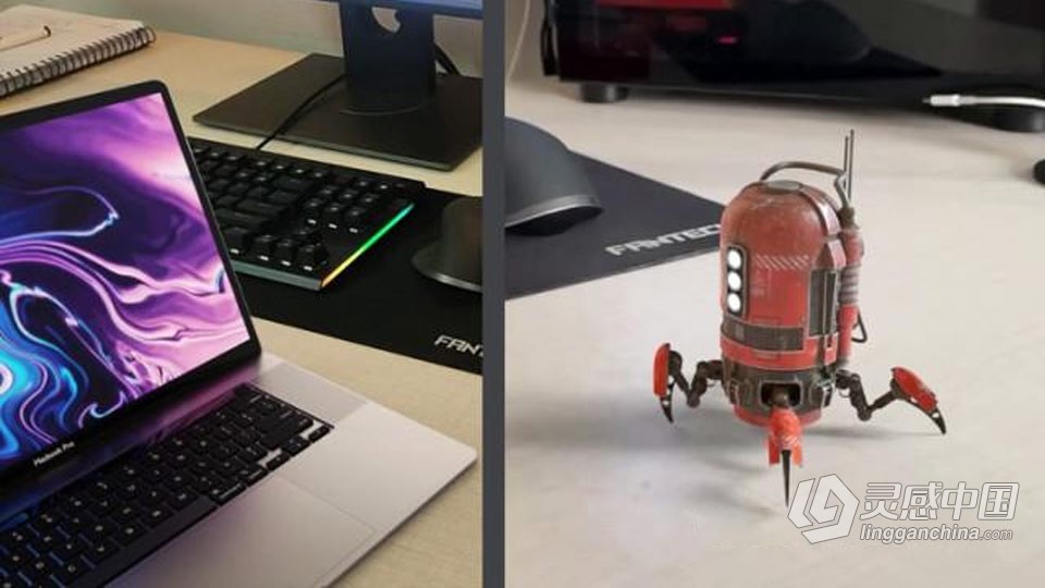 Blender逼真3D视觉特效VFX实例制作视频教程  灵感中国网 www.lingganchina.com
