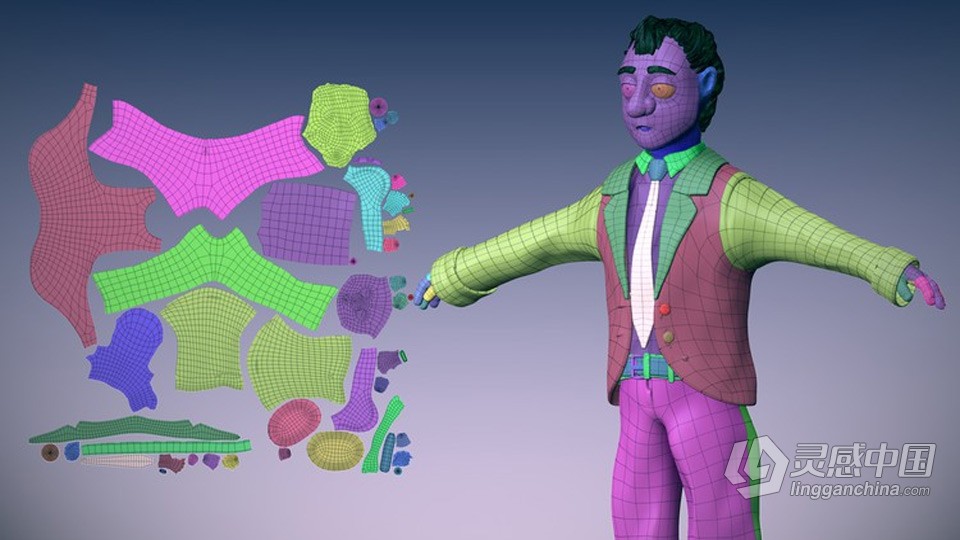 Zbrush 3D角色雕刻建模初学者基础训练视频教程  灵感中国网 www.lingganchina.com