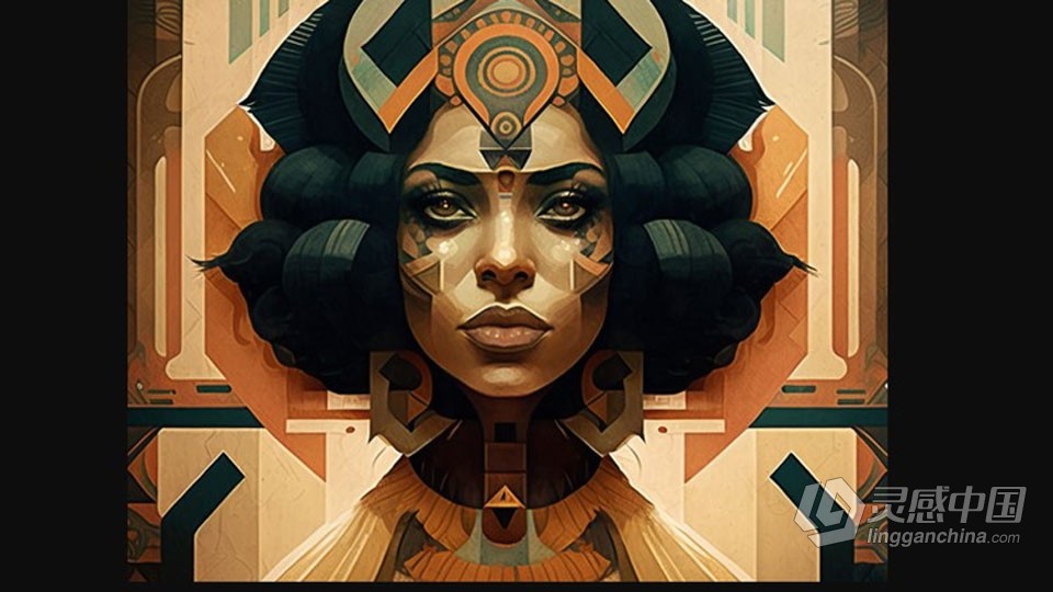 Midjourney人工智能创作与销售数字AI艺术图像视频教程  灵感中国网 www.lingganchina.com