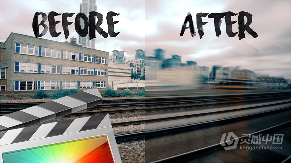 FCPX插件-视频运动模糊丝滑拖影动画插件 Ryan Nangle – Motion Blur  灵感中国网 www.lingganchina.com