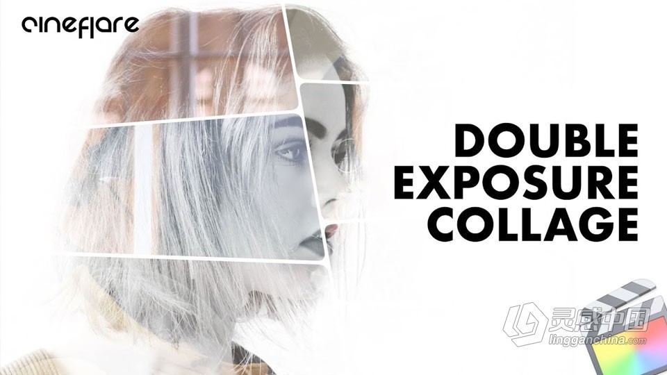 FCPX插件-14组创意时尚栅格样式图片拼贴双重曝光效果预设 Double Exposure Collage 汉化中文版  灵感中国网 www.lingganchina.com