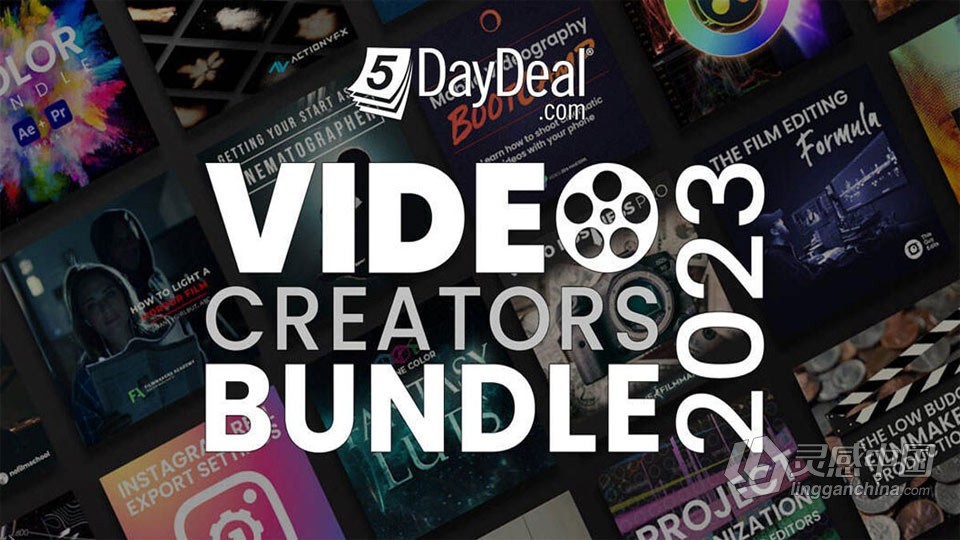 视频创作者拍摄剪辑预设完整包 5DayDeal-Video Creators Bundle 2023  灵感中国社区 www.lingganchina.com