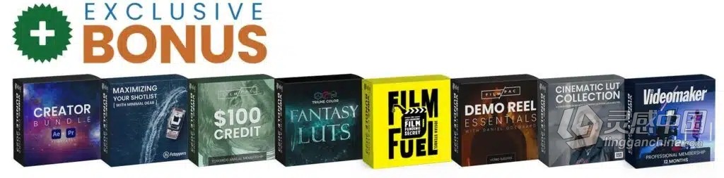 视频创作者拍摄剪辑预设完整包 5DayDeal-Video Creators Bundle 2023  灵感中国网 www.lingganchina.com
