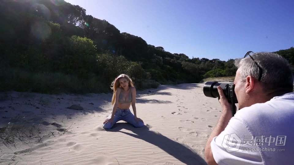 摄影师 Peter Coulson 模特Ana海滩私房人像摄影教程 中英字幕  灵感中国网 www.lingganchina.com