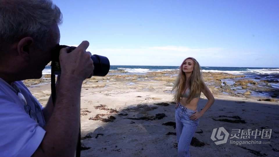 摄影师 Peter Coulson 模特Ana海滩私房人像摄影教程 中英字幕  灵感中国网 www.lingganchina.com