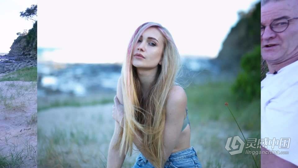 摄影师 Peter Coulson 模特Ana海滩私房人像摄影教程 中英字幕  灵感中国网 www.lingganchina.com