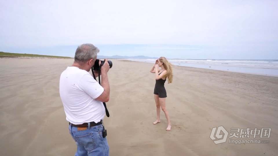 摄影师 Peter Coulson 模特Ana海滩私房人像摄影教程 中英字幕  灵感中国网 www.lingganchina.com