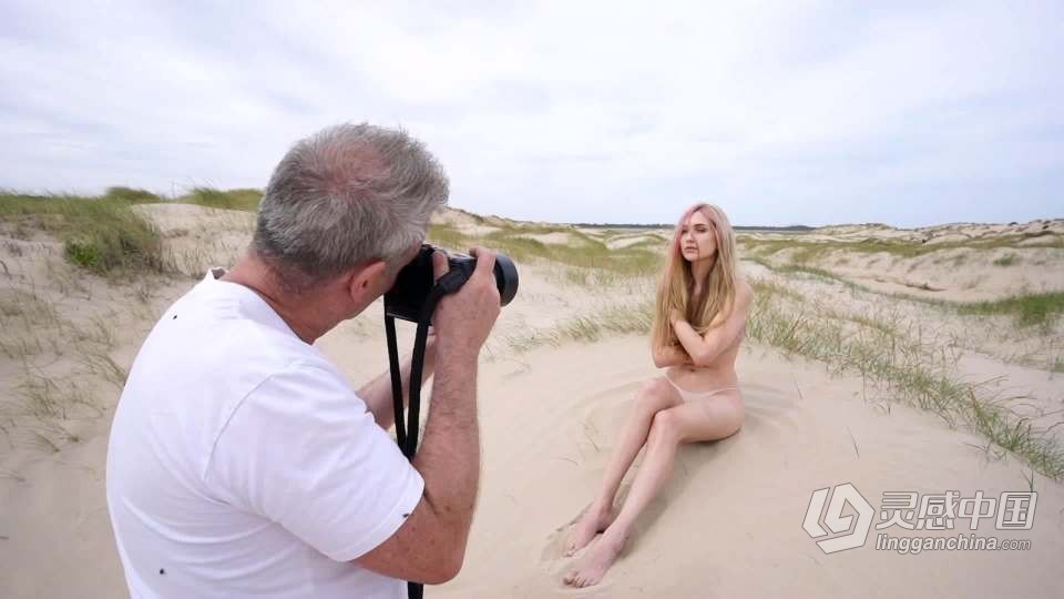 摄影师 Peter Coulson 模特Ana海滩私房人像摄影教程 中英字幕  灵感中国网 www.lingganchina.com