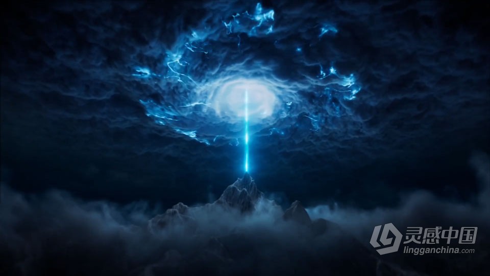 Houdini与Nuke直冲云霄光束视觉特效制作流程视频教程  灵感中国网 www.lingganchina.com