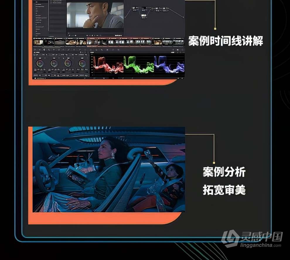 南门录像厅2023达芬奇调色思维实战课 调色思路+调色理论+案例实战  灵感中国网 www.lingganchina.com