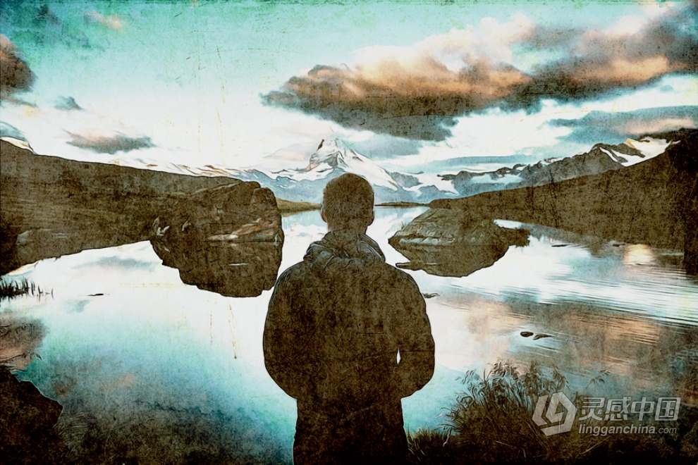 复古怀旧电影海报风格PS动作 Film Poster Style  灵感中国网 www.lingganchina.com