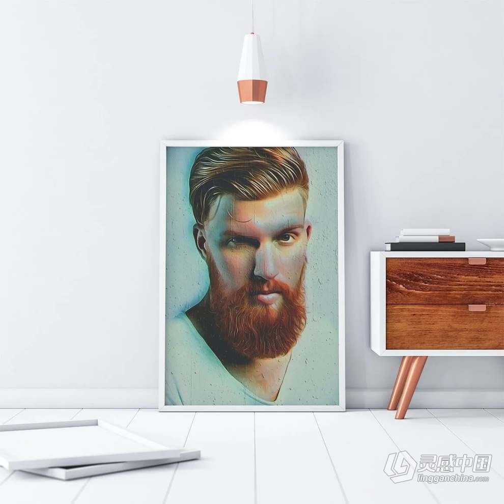 照片转动态细腻油画插画效果PS动作 Dynamic Oil Painting Effect  灵感中国网 www.lingganchina.com