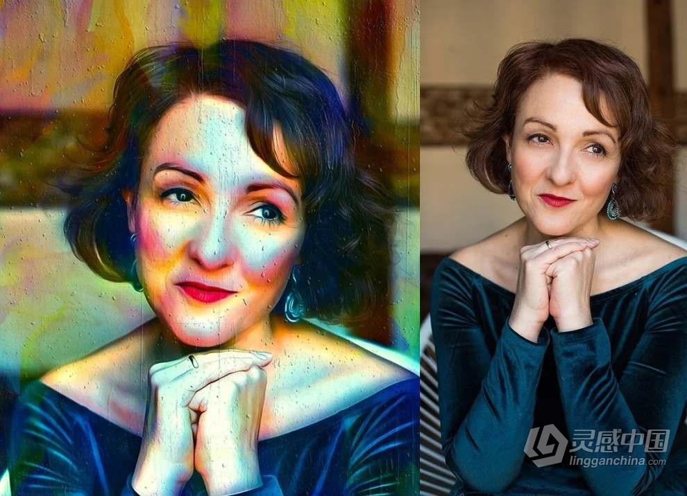 照片转动态细腻油画插画效果PS动作 Dynamic Oil Painting Effect  灵感中国网 www.lingganchina.com