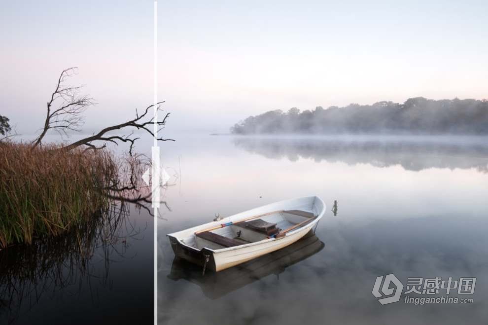 30张晨雾浓雾薄雾朦胧雾气照片叠加图片素材+PS动作 30 Fog Photo Overlays 2.0  灵感中国网 www.lingganchina.com