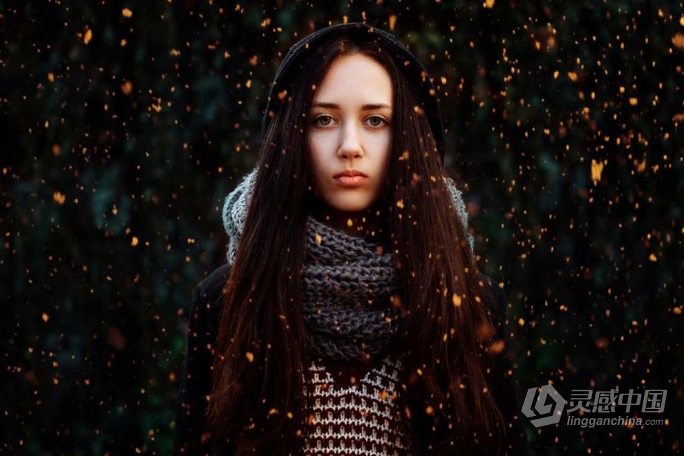 52张金色光斑散景叠加覆盖图片素材+PS动作 Golden Bokeh Photo Overlay Effects  灵感中国网 www.lingganchina.com