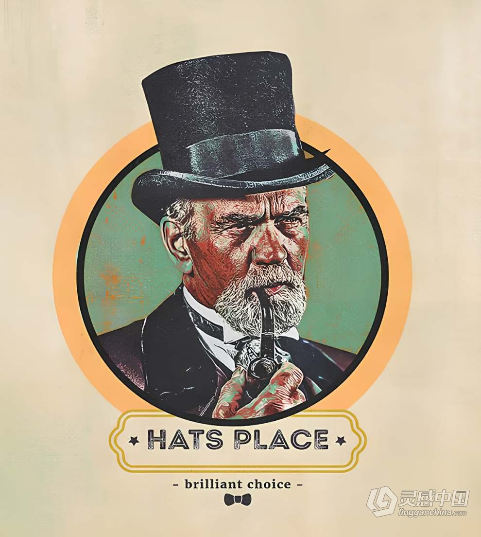 回忆旧时光复古广告海报效果PS动作 Retro Poster Photoshop Action 含视频教程  灵感中国网 www.lingganchina.com