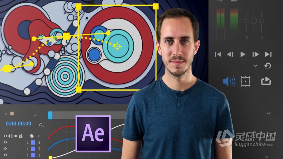 AE制作富有表现力的动态图形动画视频教程 中文字幕 Online course - Expressive Motion Graphics Animations  灵感中国网 www.lingganchina.com