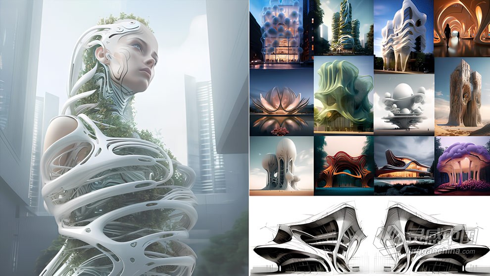 建筑设计领域中AI人工智能应用技术视频教程 Master Artificial Intelligence for Architecture &amp; desi  灵感中国网 www.lingganchina.com