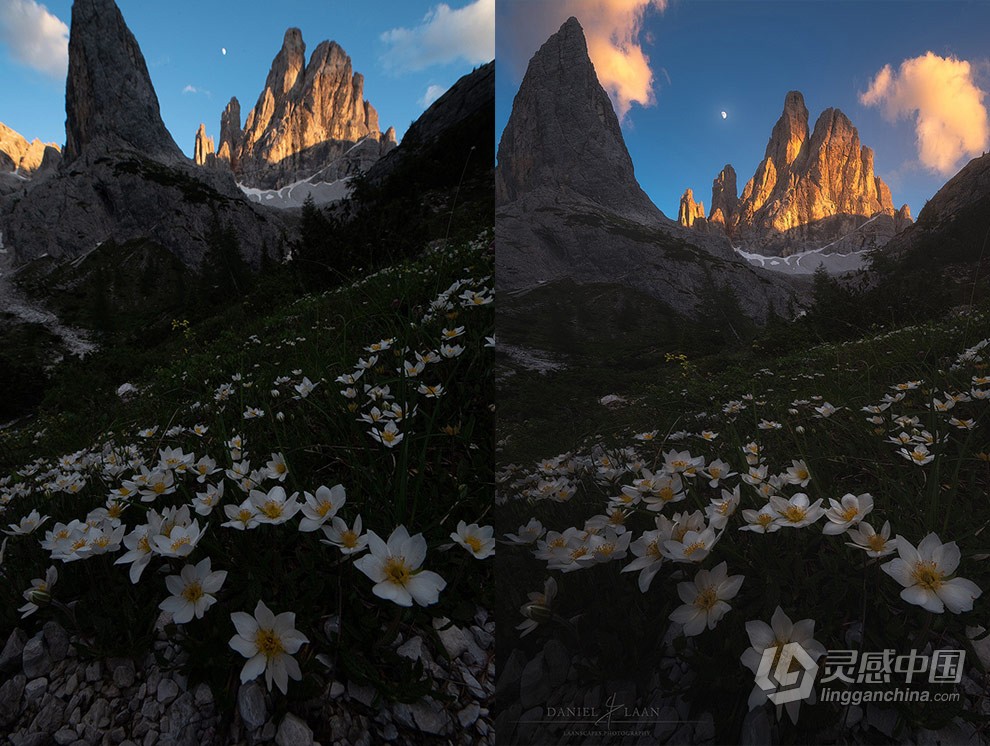 摄影师 Daniel Laan 史诗山脉风光摄影后期修饰3案例 中英字幕 Daniel Laan - Epic Mountain Landscapes Tuto  灵感中国社区 www.lingganchina.com