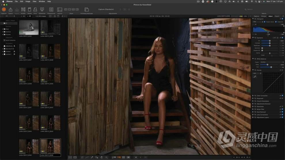 摄影师 Peter Coulson 楼梯人像摄影用光摆姿势教程 中英字幕  灵感中国网 www.lingganchina.com