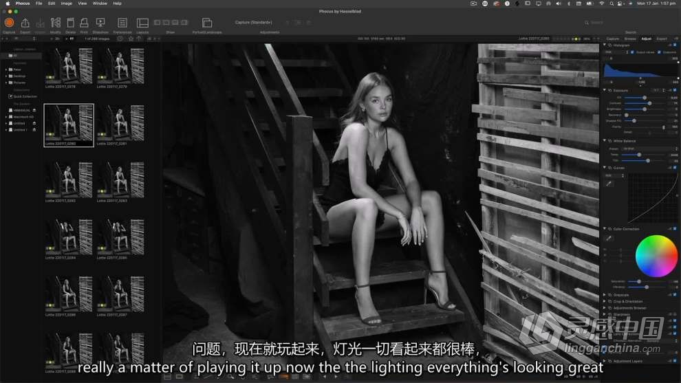 摄影师 Peter Coulson 楼梯人像摄影用光摆姿势教程 中英字幕  灵感中国社区 www.lingganchina.com