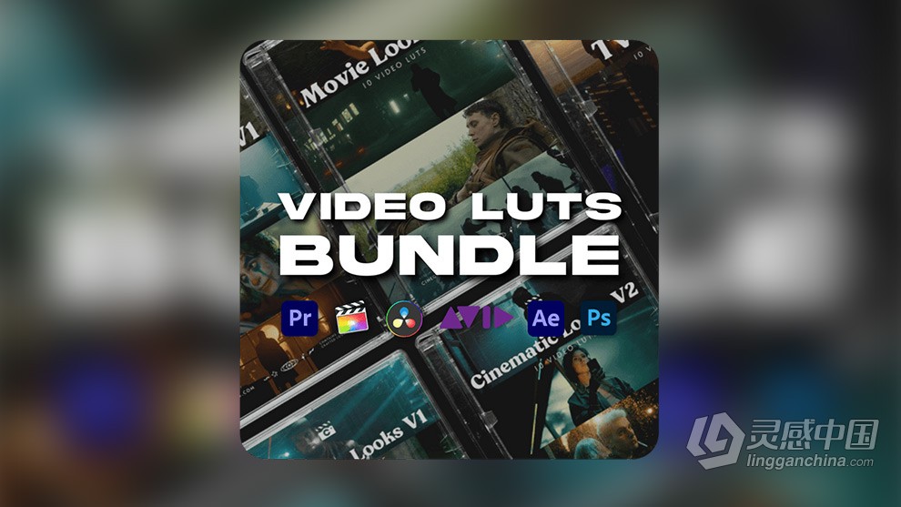 50款经典影片好莱坞电影色彩模拟调色LUT预设合集 Cinegrams – The Full LUT Bundle  灵感中国网 www.lingganchina.com