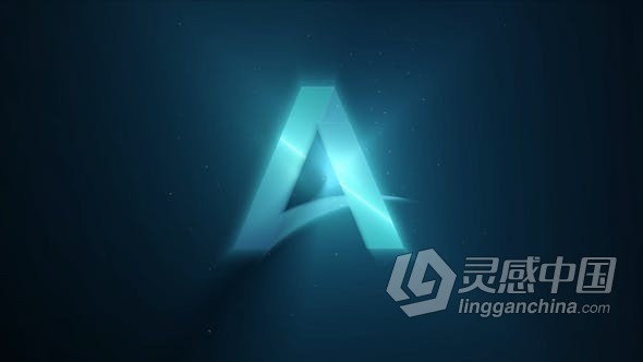 4K超高清光边标志展示AE模板 Light Edge Logo Reveal  灵感中国网 www.lingganchina.com